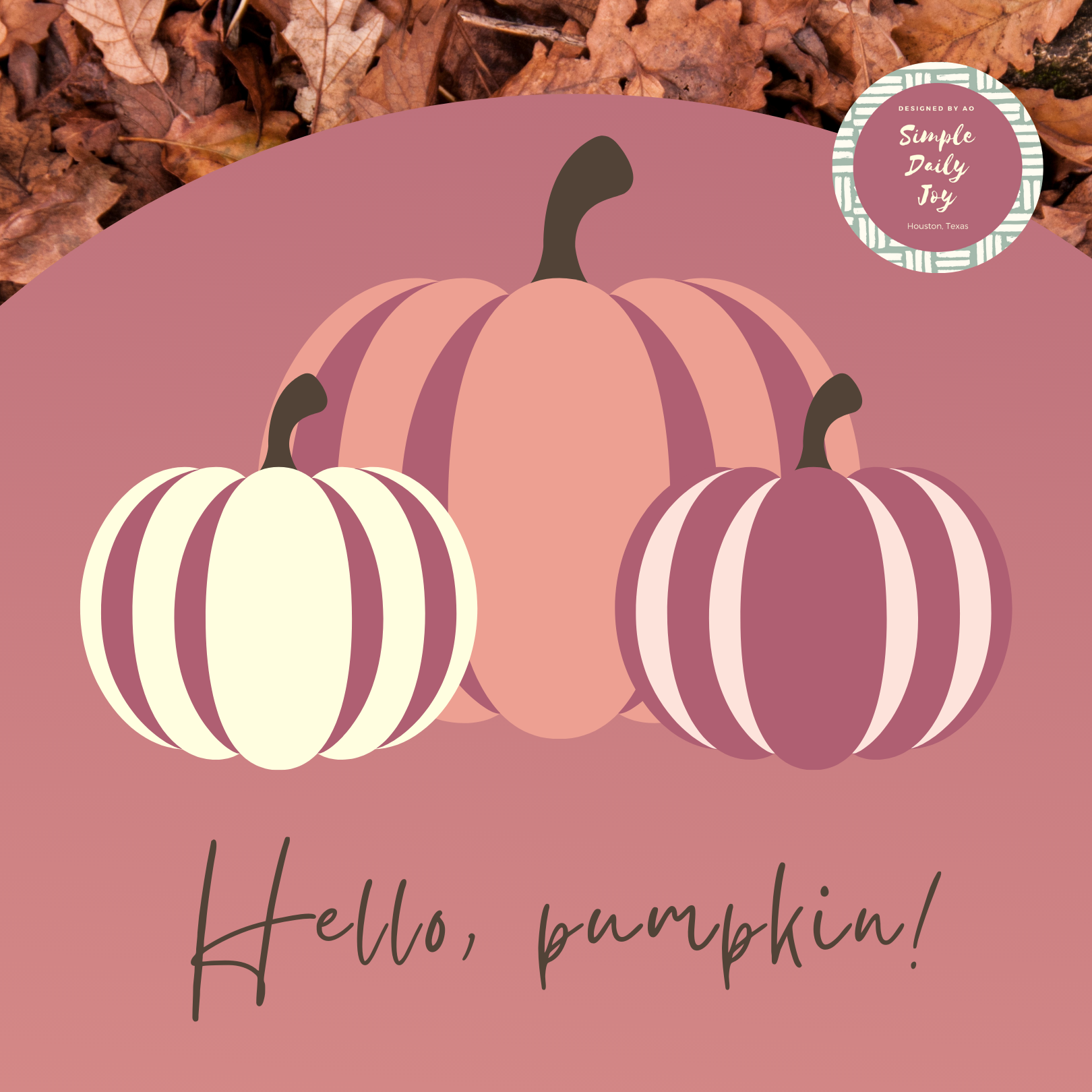 You are currently viewing Hello, pumpkin: look up and wonder