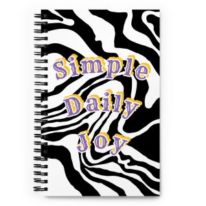 Zebra Print Inspired Notebook | Keep Track of Your Stuff