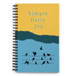 Birds on Telephone Lines | Simple Daily Joy | Dotted Spiral Notebook