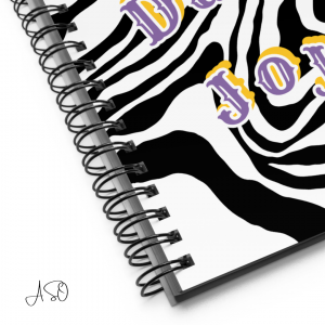 Zebra Print Inspired Notebook | Keep Track of Your Stuff
