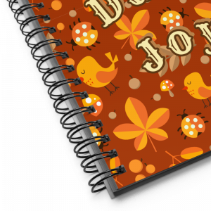 JOURNAL GIFT | Mushroom | Ladybird | Ladybug | Birdie | Spiral Notebook | Fall Inspired