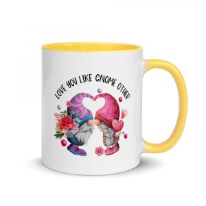 Love You Like Gnome Other | Mug with Color Inside