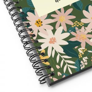 Anne Frank Inspired Spiral Notebook (Spring Green)