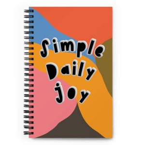 Joyful Gratitude Journal Spiral Notebook
