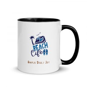 Beach Life | Mug with Color Inside | Beach Mood | Beach Vibes
