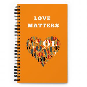 Love Matters Notebook | A Gift For Teacher (Orange)