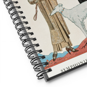 Art Deco Spiral Notebook | Dog Lover