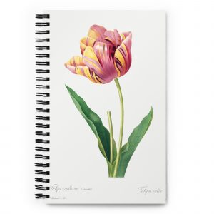 Elegant Tulip | Spiral Notebook