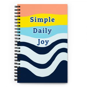 Wavy Sea Inspiration | Journal Notebook | Simple Daily Joy |  SELF-CARE GIFT