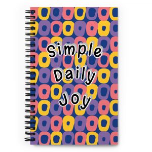 Simple Daily Joy | FUN CIRCLES Bujo | Spiral Dotted Notebook