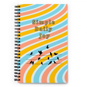 Live Your Beautiful Life | Simple Daily Joy | Dotted  Grid |  Journal Notebook