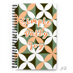 Quilted Cathedral Window | Simple Daily Joy | Journal | Spiral Notebook