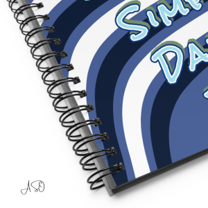 Sailing Waves Spiral Notebook |  By Simple Daily Joy