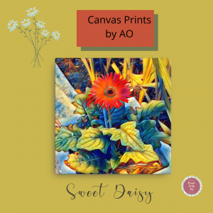 Sweet Daisy | Canvas Flower Art
