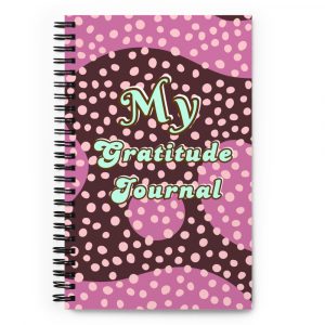 Bubblegum Happy Gratitude Spiral Notebook