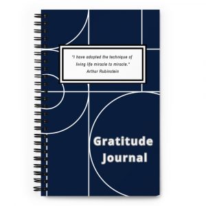 Miracle Life | Arthur Rubinstein | Spiral Notebook | Gratitude Journal