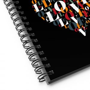 Love Matters Notebook | Blind to Love  (Black)